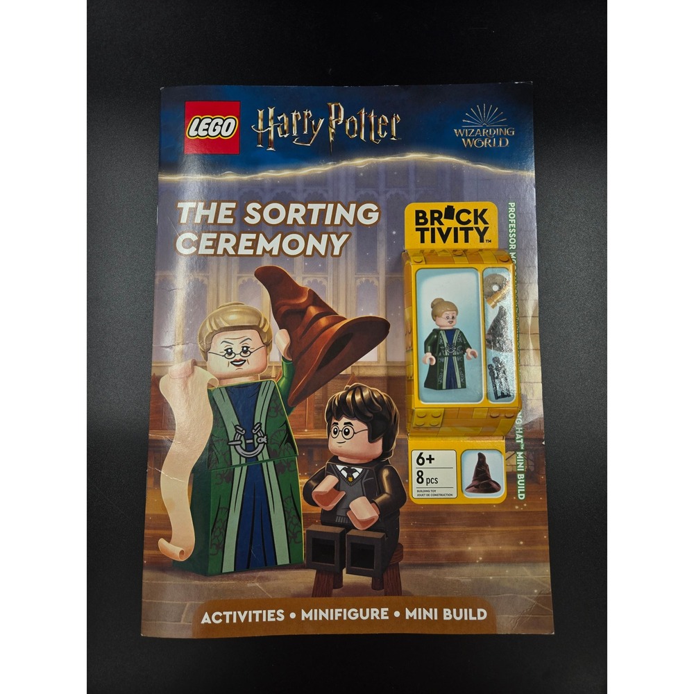 LEGO Harry Potter The Sorting Ceremony Activity Book McGonagall Minifigure